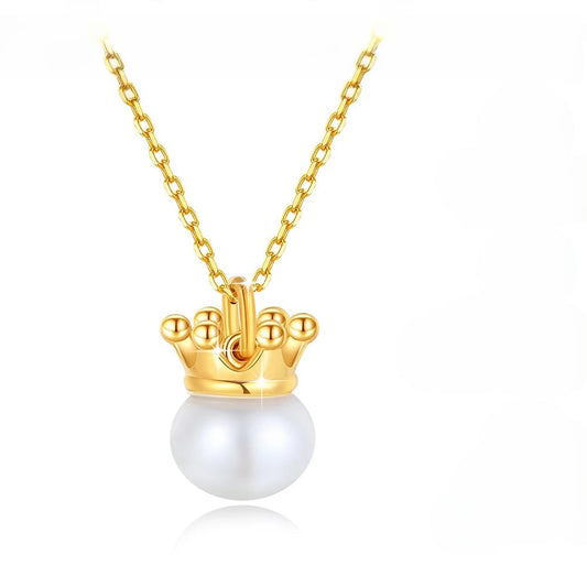 Crown Jewel Pearl Necklace