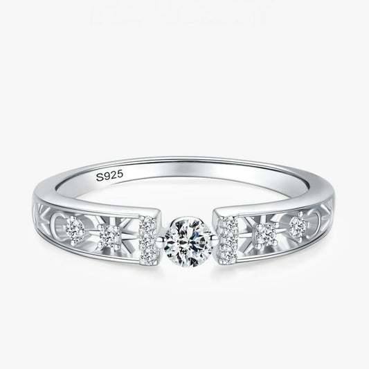 Glam Line CZ Ring