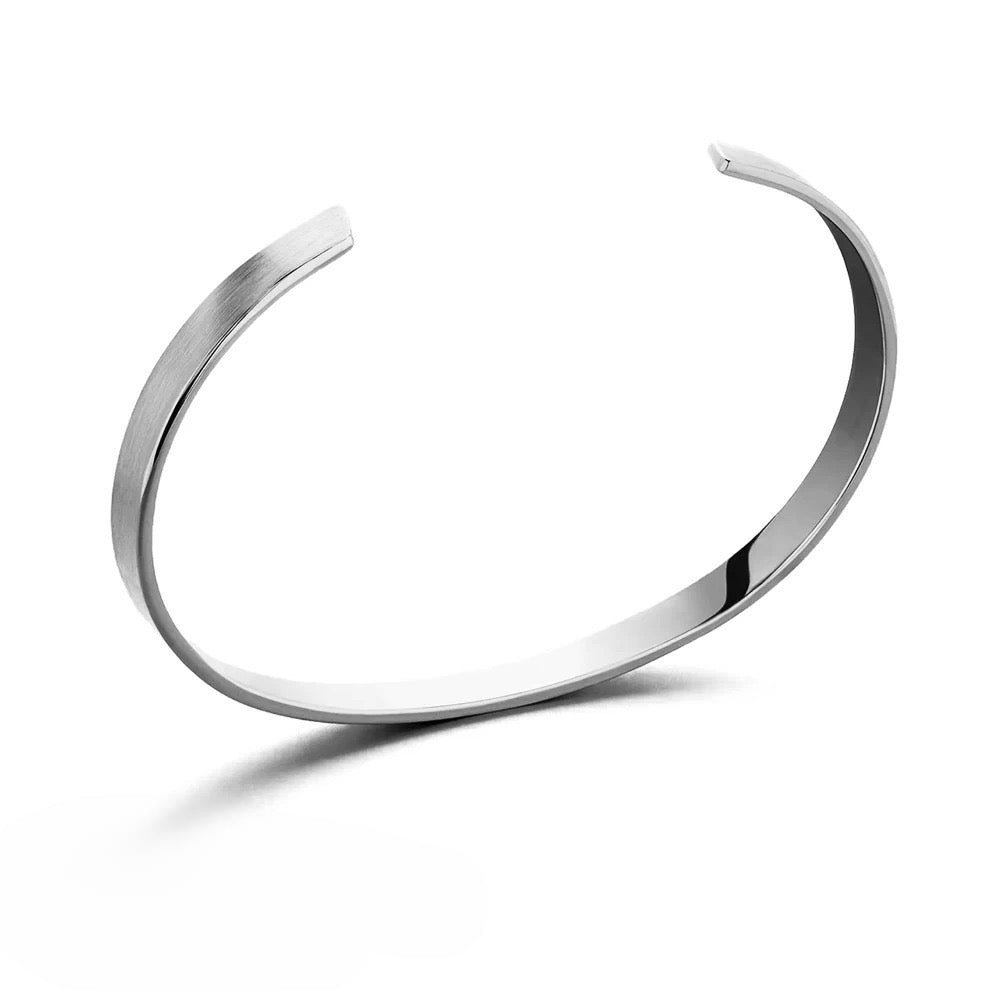 Modern Edge Stainless Steel Bracelet