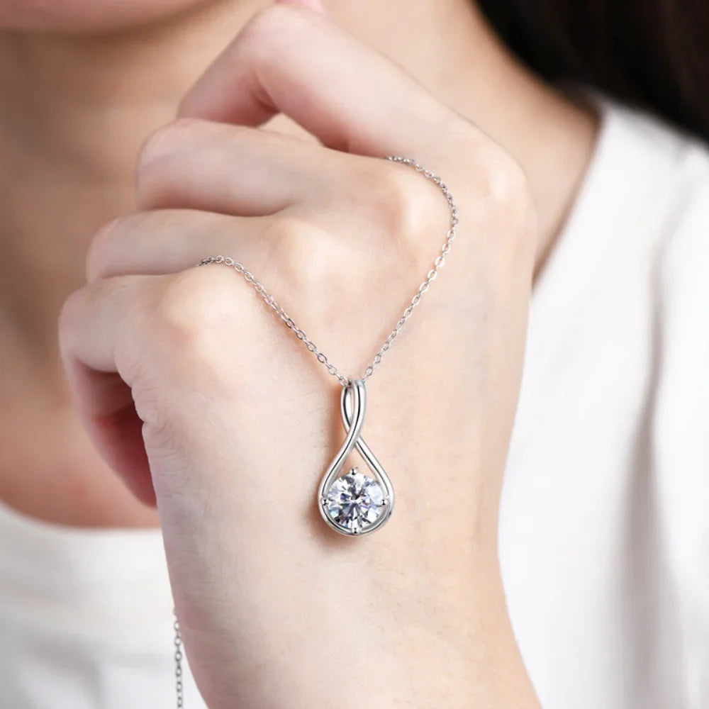 Eternal Sparkle Moissanite Necklace