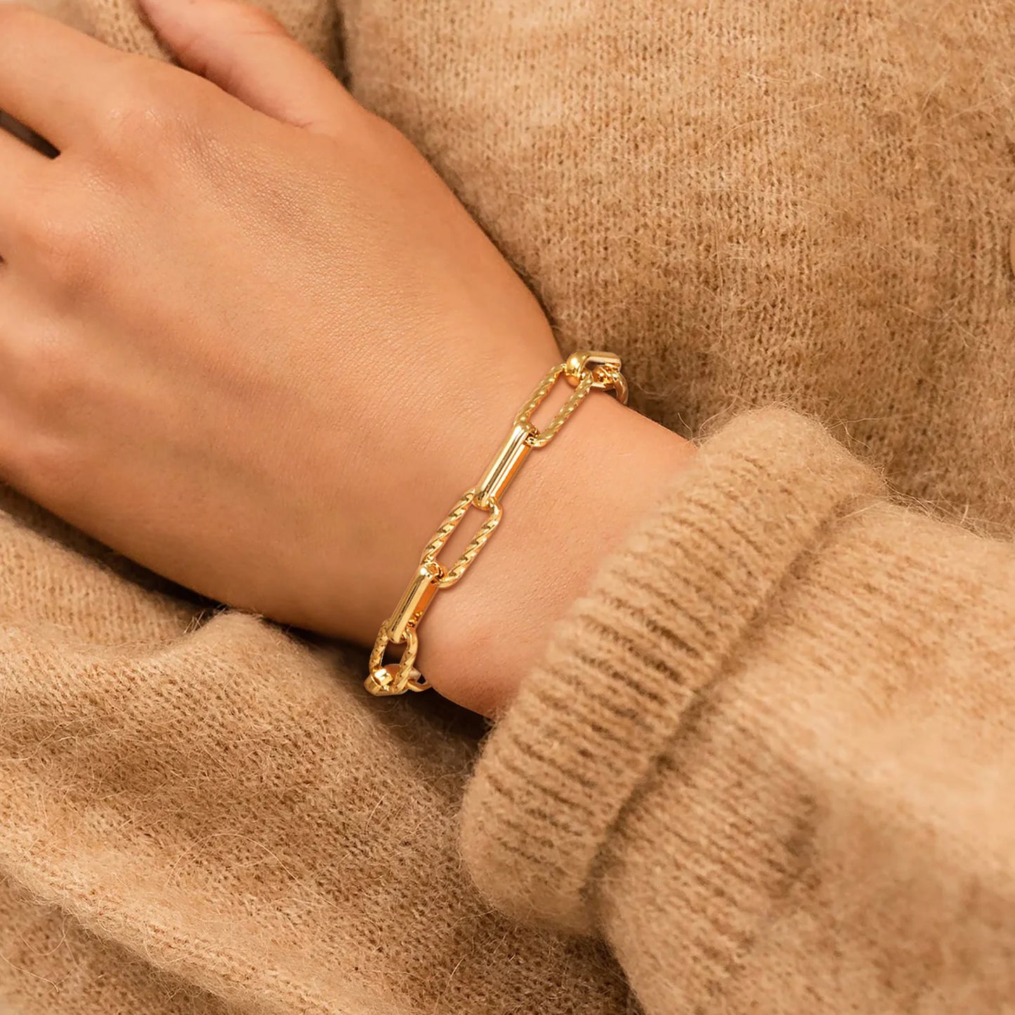 Golden Link Luxe Bracelet