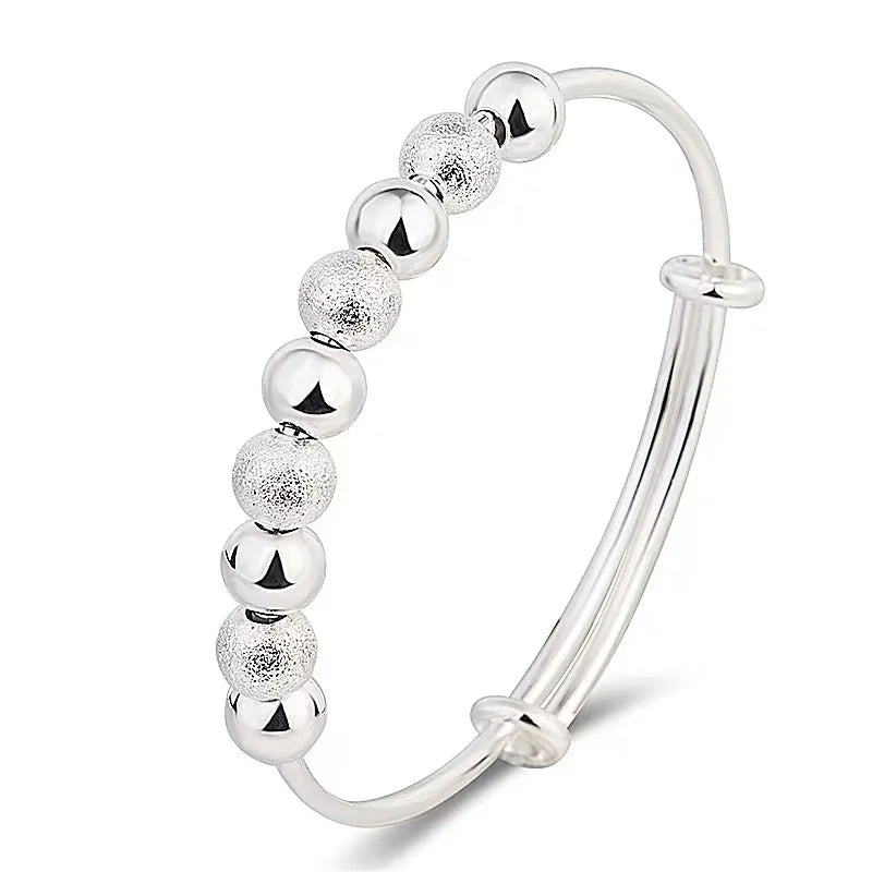 Silver Bead Bracelet