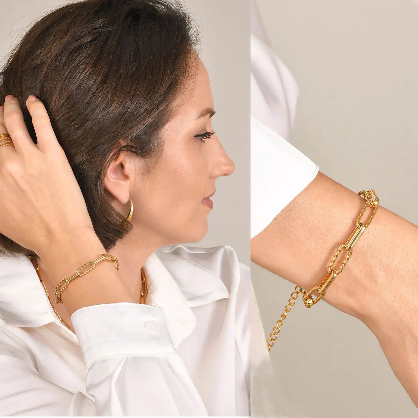 Golden Link Luxe Bracelet