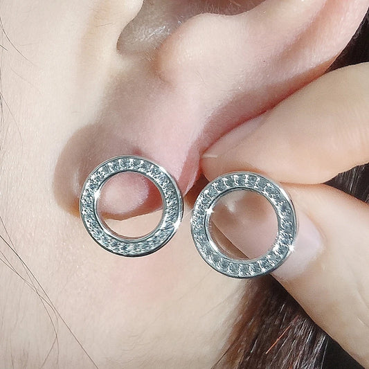 Elegant Halo Earrings