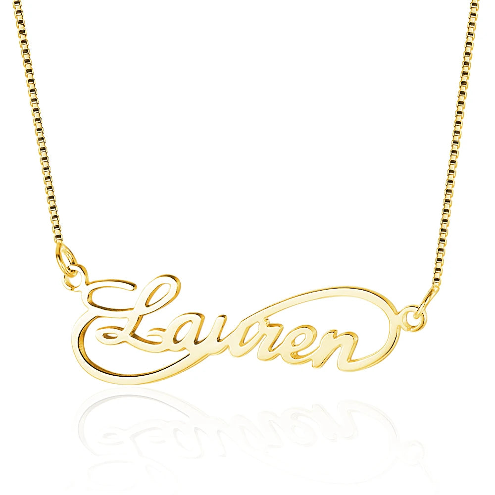 Love Loop Name Necklace