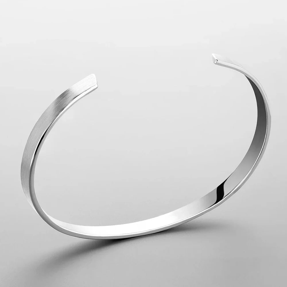 Modern Edge Stainless Steel Bracelet