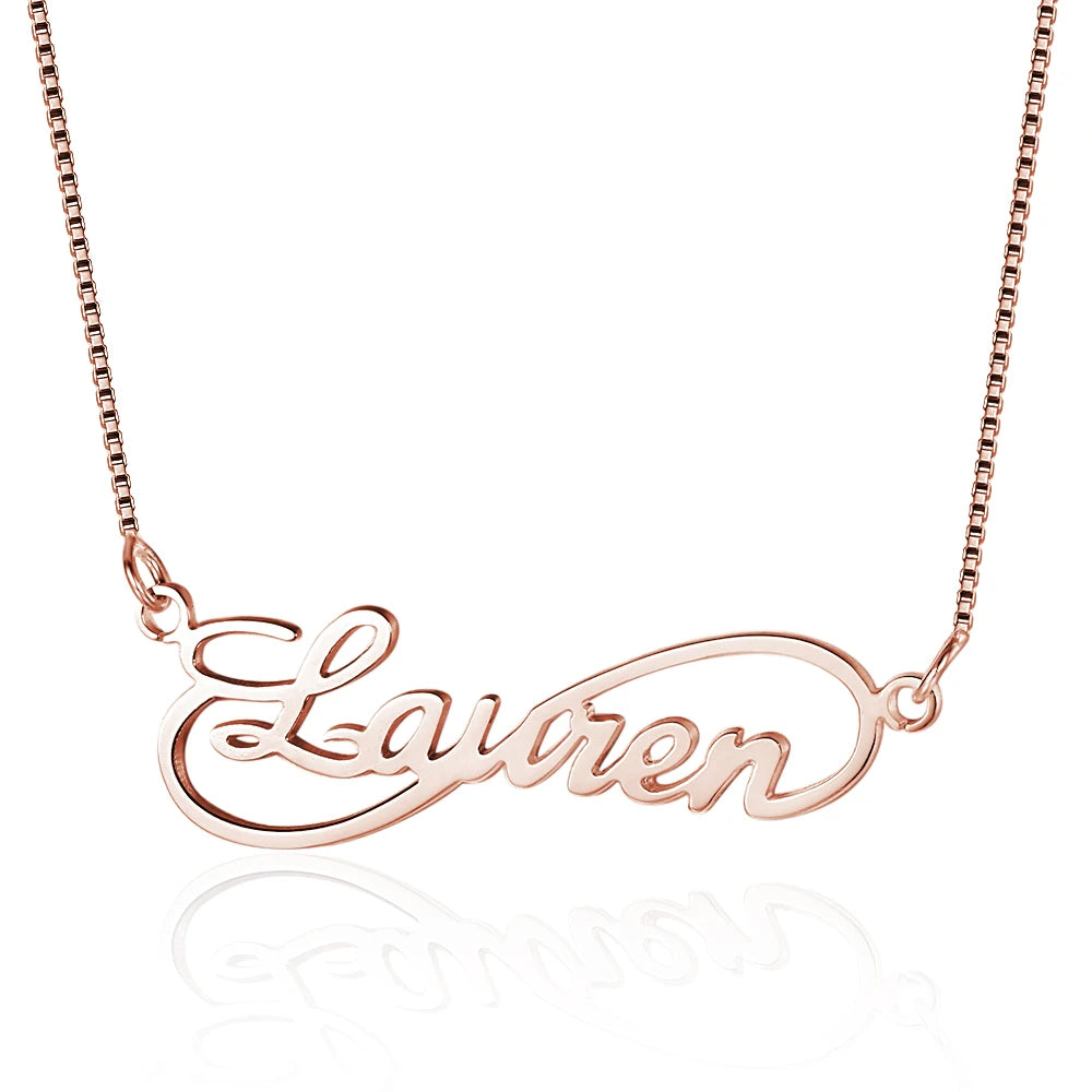 Love Loop Name Necklace