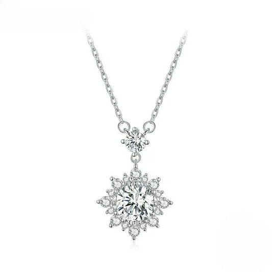 Diamond Halo Necklace