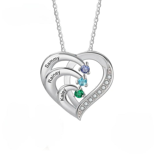 Personalized Engraved Heart Necklace