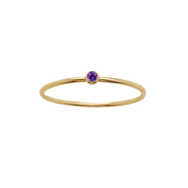 Dainty Birthstone Ring