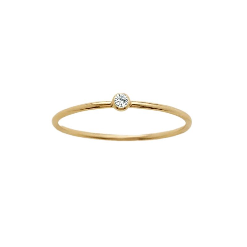 Dainty Birthstone Ring