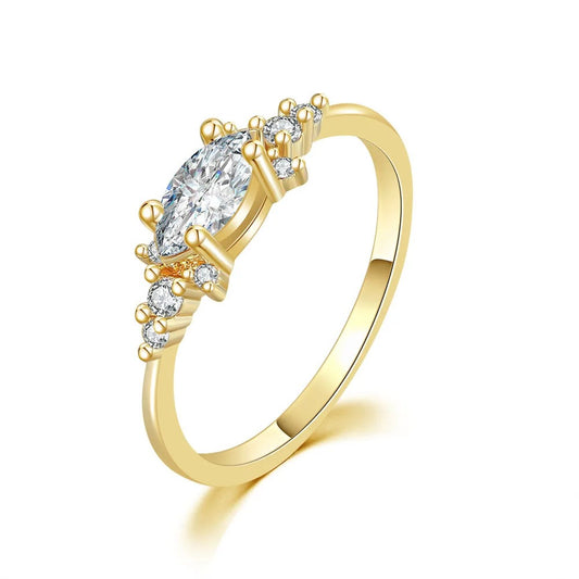 Dainty Lux Zircon Ring